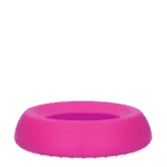 Futter und Wassernapf für Hunde aus Silikon mit Spritzschutzrand, 300 ml Rosa – Excellent Pets No-Spill Bowl – Bild 3