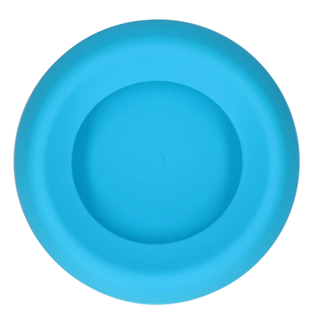 Silikon Futter- und Wassernapf für Hunde mit Überlaufschutz, 300 ml Blau – Excellent Pets No-Spill Bowl – Bild 2