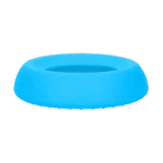 Silikon Futter- und Wassernapf für Hunde mit Überlaufschutz, 300 ml Blau – Excellent Pets No-Spill Bowl – Bild 3