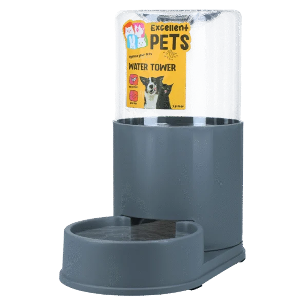 Wasserturm mit Trinknapf 3,8 l – Excellent Pets Water Tower