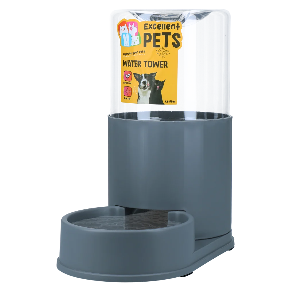 EXCE7070A.png Wasserturm mit Trinknapf 3,8 l – Excellent Pets Water Tower – Bild 1