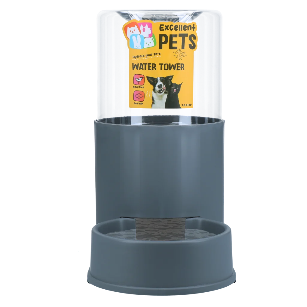 Wasserturm mit Trinknapf 3,8 l – Excellent Pets Water Tower – Bild 2
