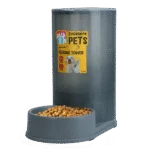 Futterspender für Hunde und Katzen mit rutschfesten Füßen, 2,3 kg – Excellent Pets Feeding Tower