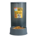 Futterspender für Hunde und Katzen mit rutschfesten Füßen, 2,3 kg – Excellent Pets Feeding Tower – Bild 2