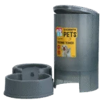 Futterspender für Hunde und Katzen mit rutschfesten Füßen, 2,3 kg – Excellent Pets Feeding Tower – Bild 3