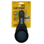 Futterschaufel mit Verschlussclip, 0,5 cup – Excellent Pets Clip Scoop