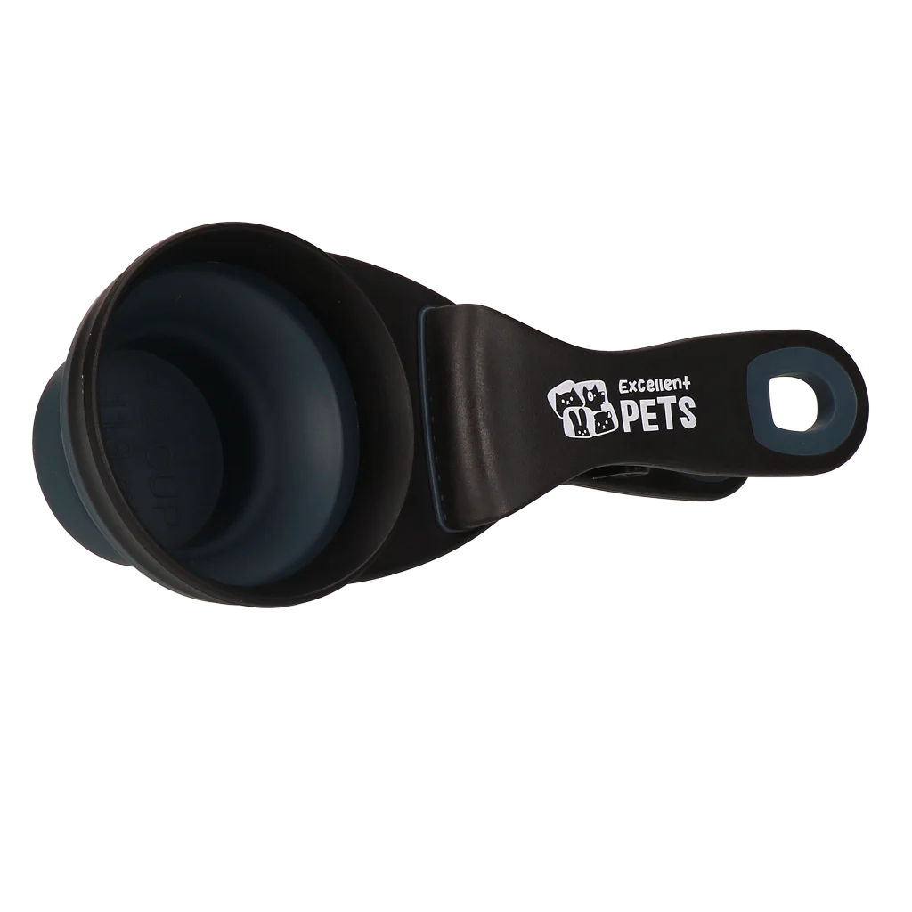 Futterschaufel mit Verschlussclip, 0,5 cup – Excellent Pets Clip Scoop – Bild 3