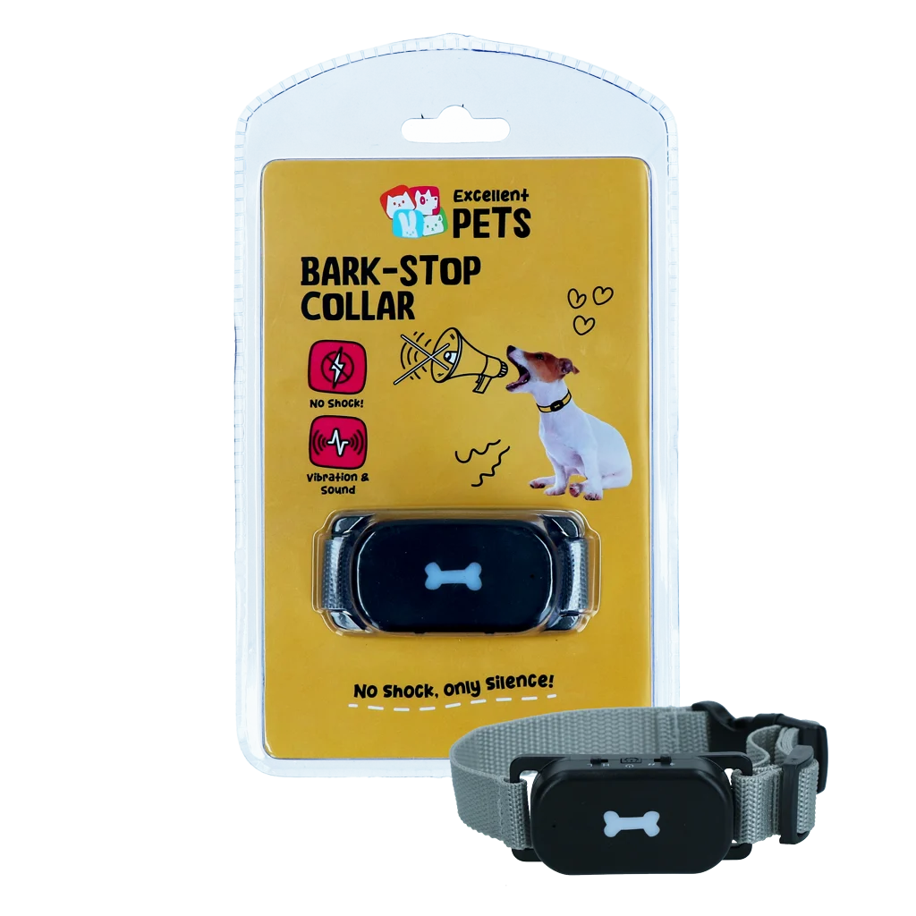 Anti Bell Halsband mit Ton und Vibration – Excellent Pets Bark-Stop Collar – Bild 1