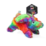 Hundekuscheltier aus recyceltem Material mit Quietscher, M, 23 x 13 cm – FantaZoo Bunny