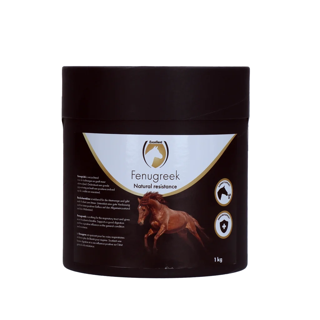 Bockshornkleepulver für Pferde, 100% Bockshornklee, 1 kg – Excellent Horse Fenugreek – Bild 1