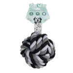Flossseil mit Ball aus Baumwolle, 24 cm – Floss Toss Natural Dental Ropes Dental Rope Exteme Ball