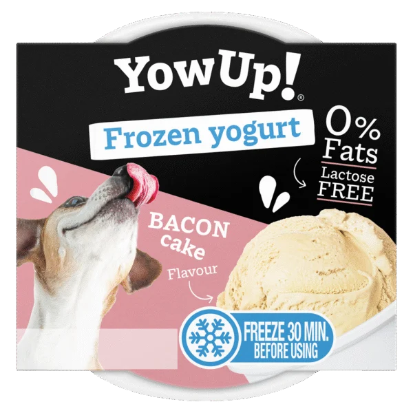 Joghurt Snack zum Einfrieren für Hunde und Katzen, Bacon Cake, 110 g – YowUp! Frozen Yoghurt Bacon Cake