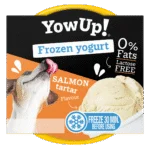 Frozen Yoghurt für Hunde und Katzen mit Lachstartar, 110 g – YowUp! Frozen Yoghurt Salmon Tartar