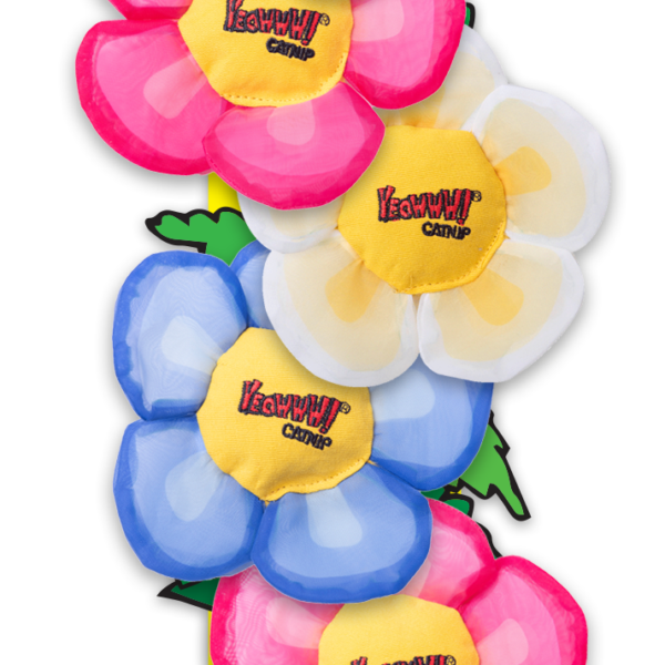 Displaystreifen mit 12 Spielblumen – Yeowww! Daisy’s Flower Tops