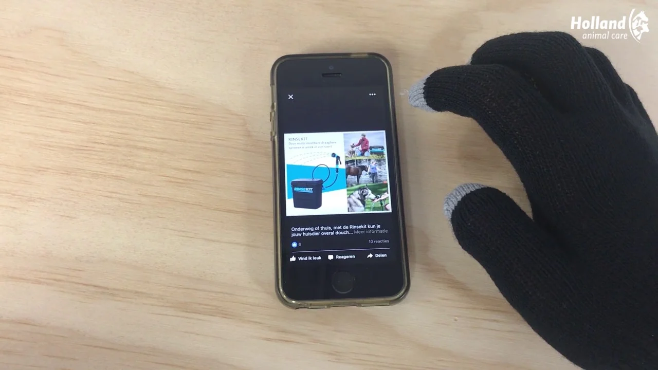 Reithandschuh Magic Touch Schwarz mit Grip, Einheitsgröße – Bild 6