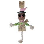 Zerrspielzeug Vogelscheuche mit Knisterkörper und Seil – Garden Paws Scarecrow Scary Harry M