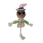 Zerrspielzeug Vogelscheuche mit knisterndem Körper und Seil – Garden Paws Scarecrow Scary Harry S – Bild 2