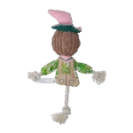Zerrspielzeug Vogelscheuche mit knisterndem Körper und Seil – Garden Paws Scarecrow Scary Harry S – Bild 3
