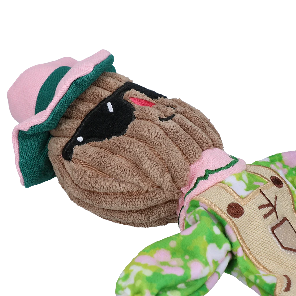 Zerrspielzeug Vogelscheuche mit knisterndem Körper und Seil – Garden Paws Scarecrow Scary Harry S – Bild 4
