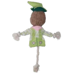 Zerrspielzeug Vogel mit knisterndem Körper und Seil – Garden Paws Scarecrow Indy Fields M – Bild 3