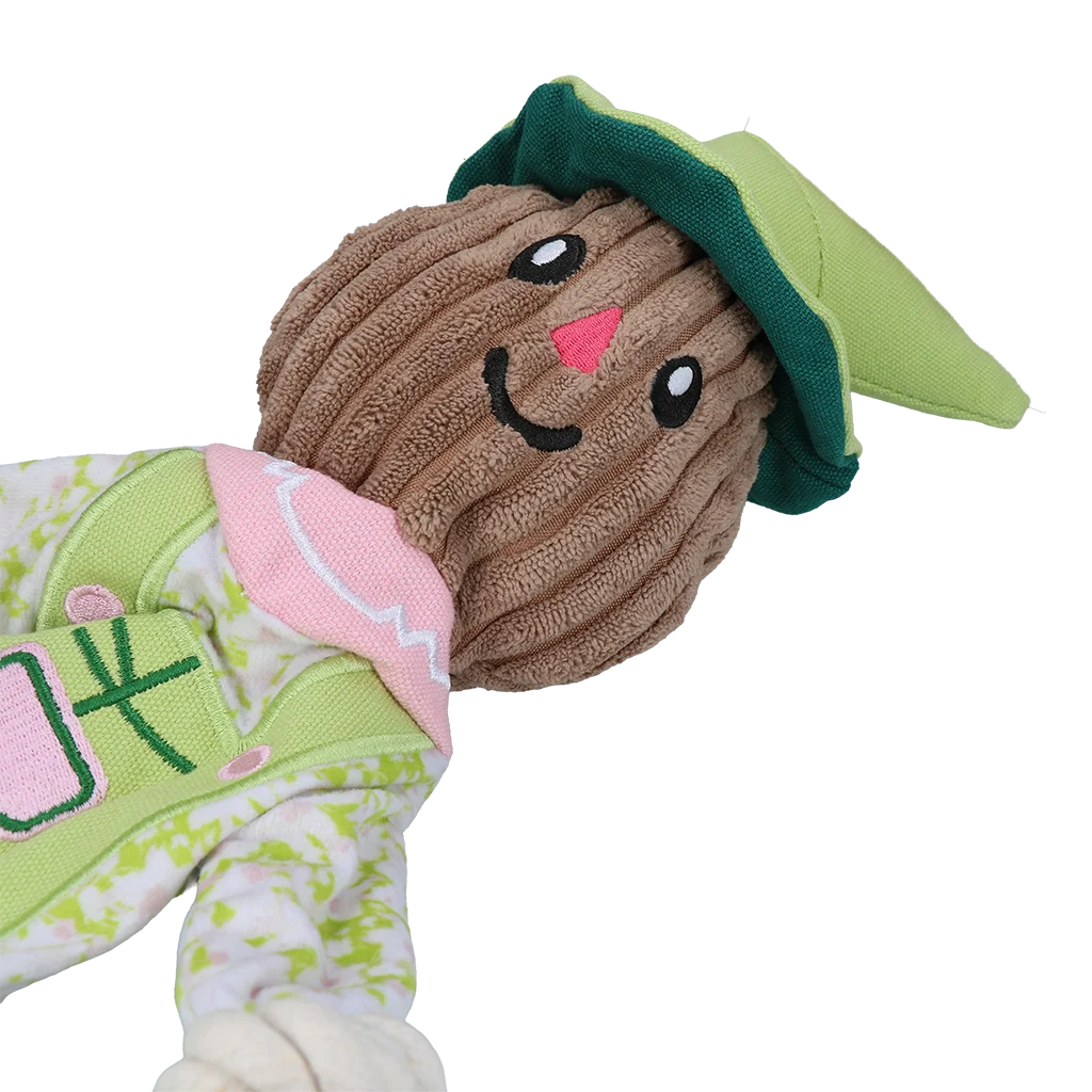 Zerrspielzeug Vogel mit knisterndem Körper und Seil – Garden Paws Scarecrow Indy Fields M – Bild 4