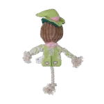 Zerrspielzeug Vogelscheuche mit knisterndem Körper und Seil – Garden Paws Scarecrow Indy Fields S – Bild 3