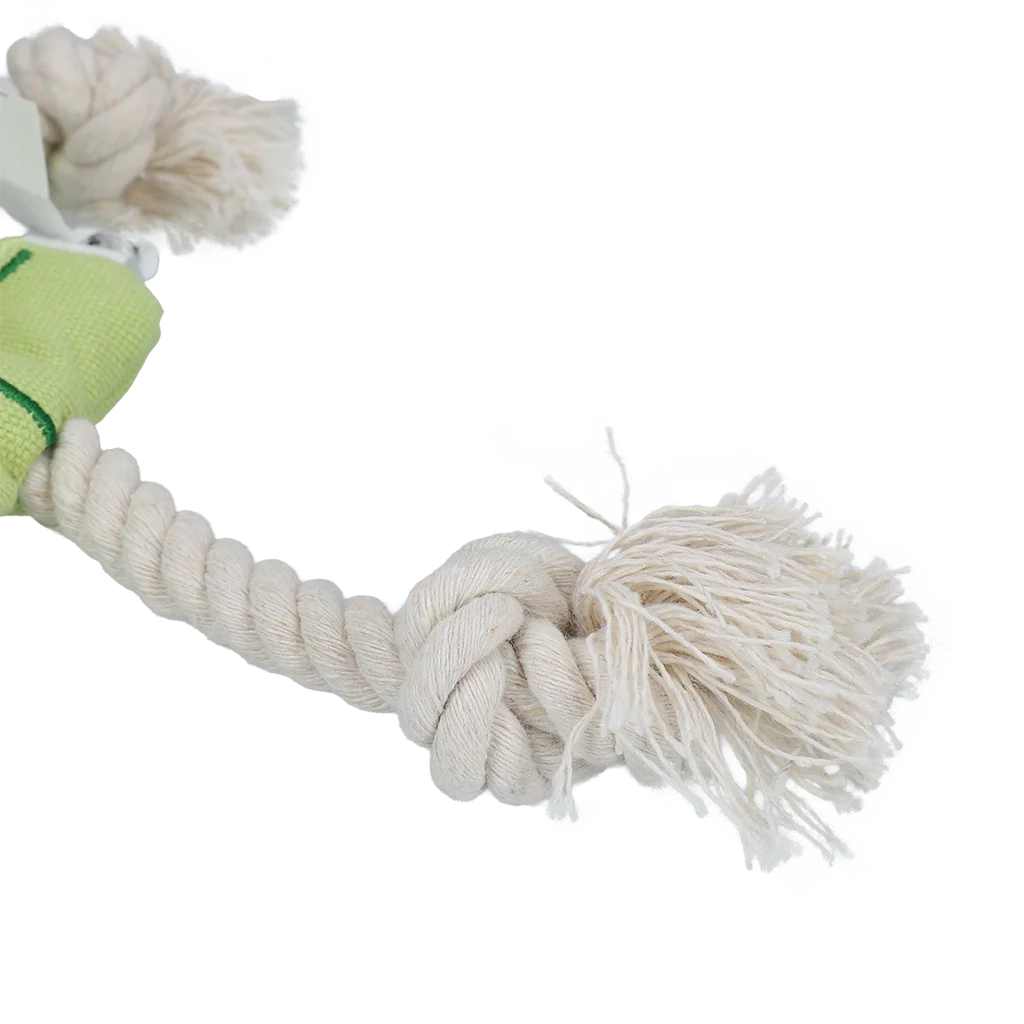 Zerrspielzeug Vogelscheuche mit knisterndem Körper und Seil – Garden Paws Scarecrow Indy Fields S – Bild 5
