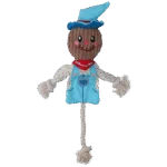 Zerrspielzeug Vogelscheuche mit knisterndem Körper und Seil – Garden Paws Scarecrow Calvin Crow M – Bild 2