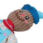 Zerrspielzeug Vogelscheuche mit knisterndem Körper und Seil – Garden Paws Scarecrow Calvin Crow M – Bild 4