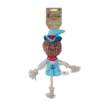 Zerrspielzeug Vogelscheuche mit Knisterkörper und Seil – Garden Paws Scarecrow Calvin Crow S