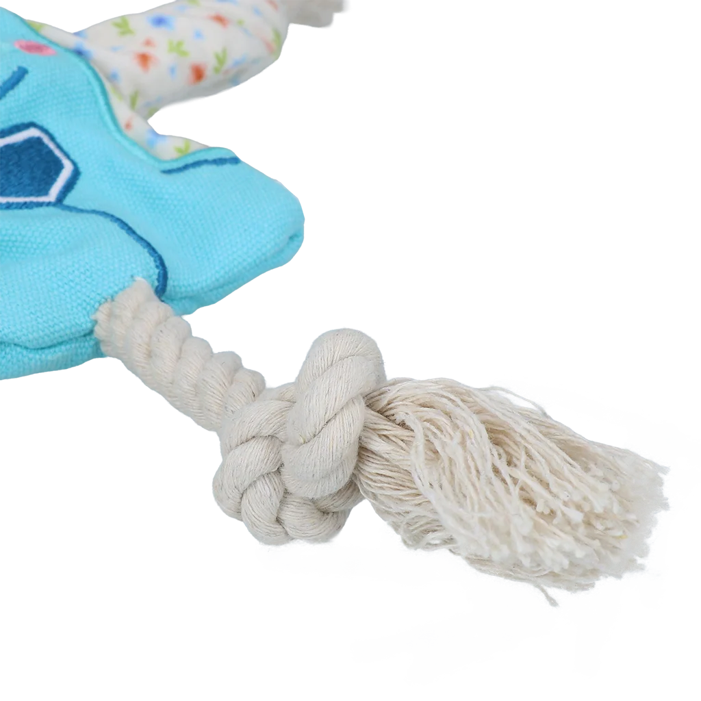 Zerrspielzeug Vogelscheuche mit Knisterkörper und Seil – Garden Paws Scarecrow Calvin Crow S – Bild 5