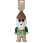 Hundekuscheltier Gartenzwerg mit Quietscher M – Garden Paws Garden Gnome Smirking Steve M