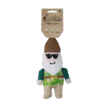 Hundekuscheltier Gartenzwerg mit Quietscher S – Garden Paws Garden Gnome Smirking Steve S