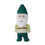Hundekuscheltier Gartenzwerg mit Quietscher M – Garden Paws Garden Gnome Gentle George M – Bild 2