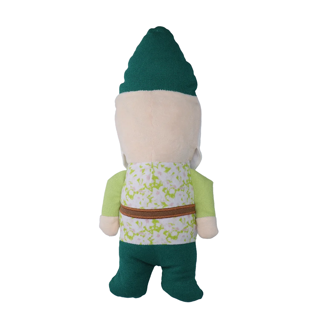 Hundekuscheltier Gartenzwerg mit Quietscher M – Garden Paws Garden Gnome Gentle George M – Bild 3