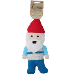 Hundespielzeug Gartenzwerg mit Quietscher M – Garden Paws Garden Gnome Happy Henry M