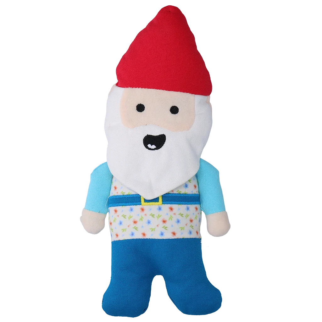 Hundespielzeug Gartenzwerg mit Quietscher M – Garden Paws Garden Gnome Happy Henry M – Bild 2