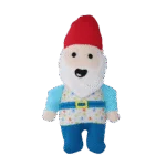 Hundekuscheltier Gartenzwerg mit Quietscher S – Garden Paws Garden Gnome Happy Henry S – Bild 2