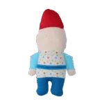 Hundekuscheltier Gartenzwerg mit Quietscher S – Garden Paws Garden Gnome Happy Henry S – Bild 3