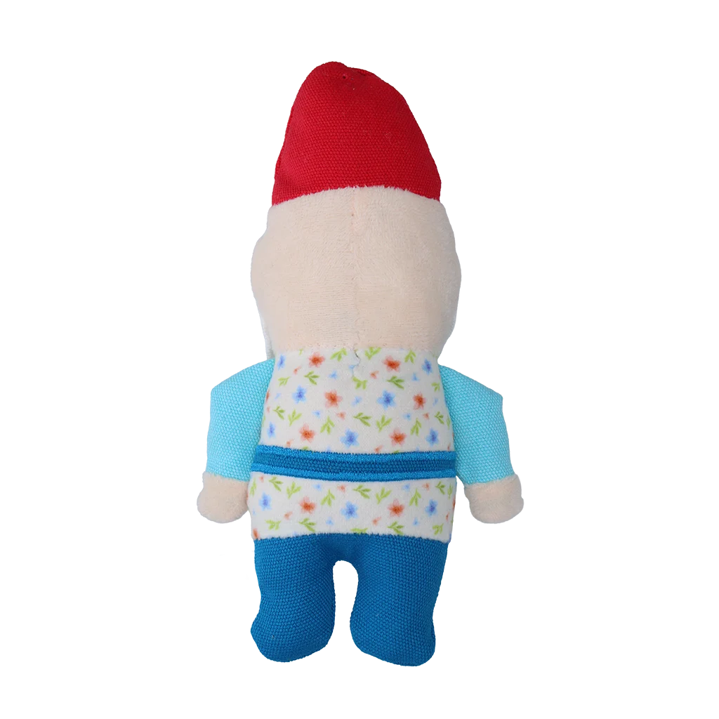 Hundekuscheltier Gartenzwerg mit Quietscher S – Garden Paws Garden Gnome Happy Henry S – Bild 3