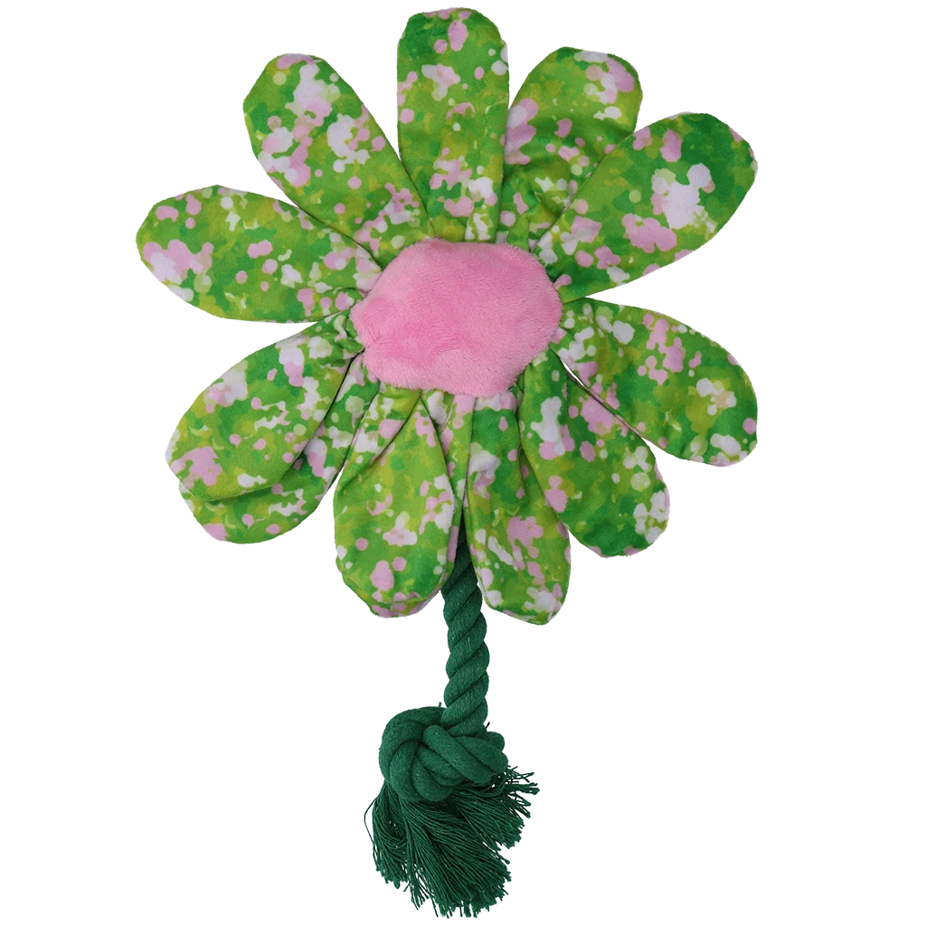 Hundekuscheltier Blume mit Seil M – Garden Paws Flower Summer Shrubs M – Bild 2