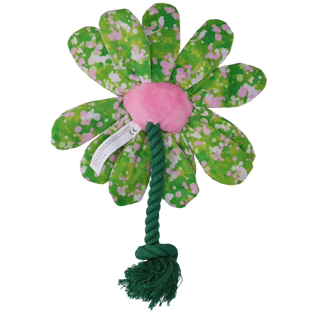 Hundekuscheltier Blume mit Seil M – Garden Paws Flower Summer Shrubs M – Bild 3
