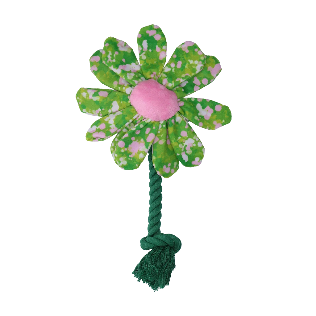 Hundekuscheltier Blume mit Seil S – Garden Paws Flower Summer Shrubs S – Bild 2