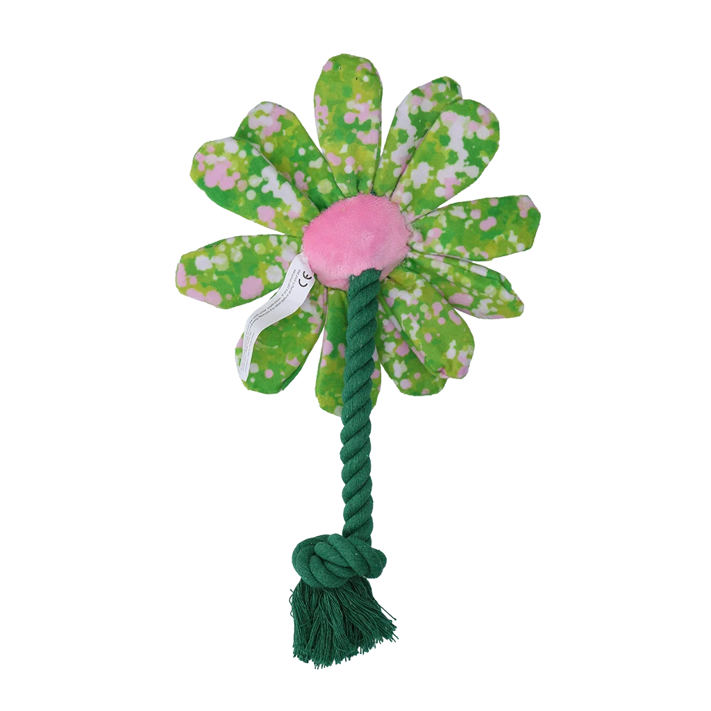 Hundekuscheltier Blume mit Seil S – Garden Paws Flower Summer Shrubs S – Bild 3