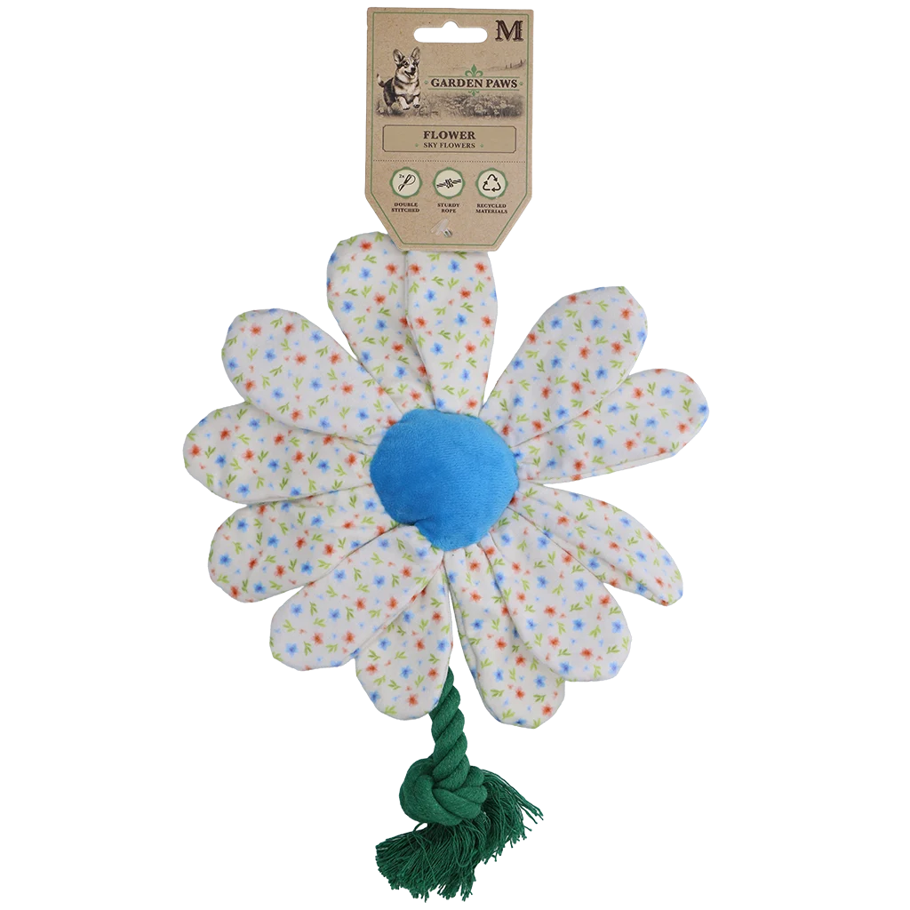 Hundekuscheltier Blume mit Tau, M – Garden Paws Flower Sky Flowers – Bild 1