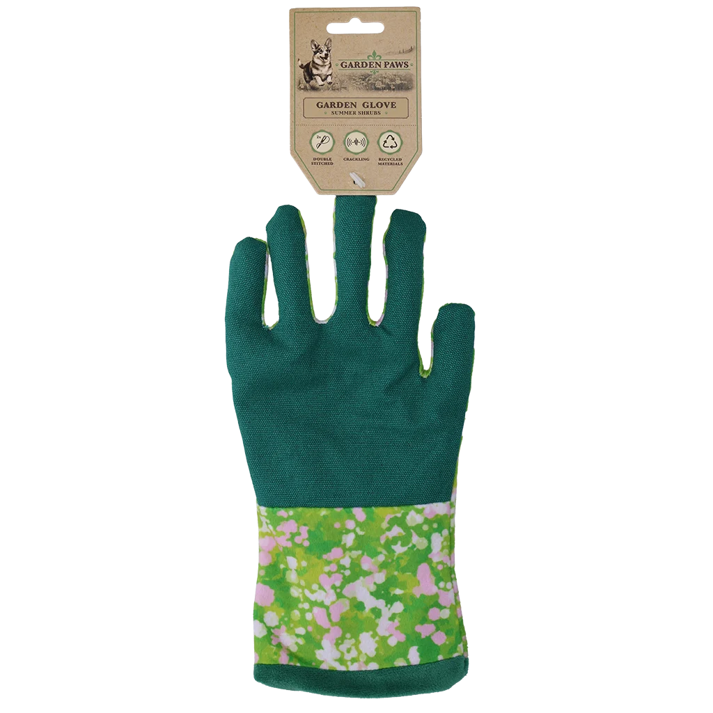 GARD0040.png Schnüffelspielzeug mit Knistermaterial und Platz für Leckerlis – Garden Paws Garden Glove Summer Shrubs – Bild 1