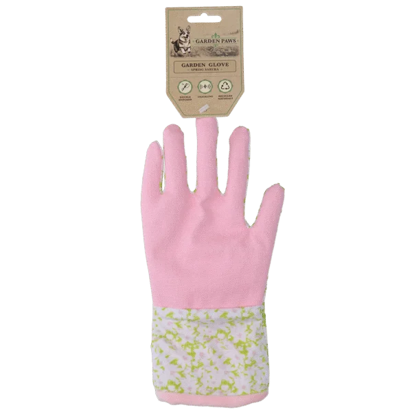 Schnüffelspielzeug mit Knistermaterial und Snackfach – Garden Paws Garden Glove Spring Sakura