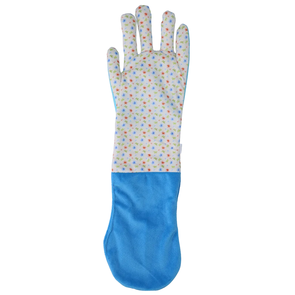 Schnüffelspielzeug mit Knistermaterial und Platz für Leckerlis – Garden Paws Garden Glove Sky Flowers – Bild 3