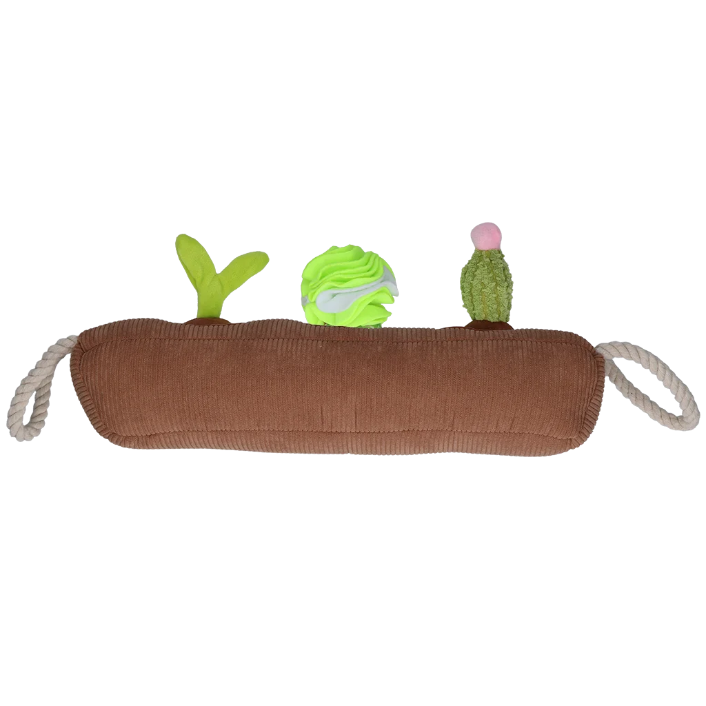 Schnüffelbox für Hunde mit herausnehmbaren Pflanzenspielzeugen – Garden Paws Snuffle Box Sprout, Crop & Cactus – Bild 4
