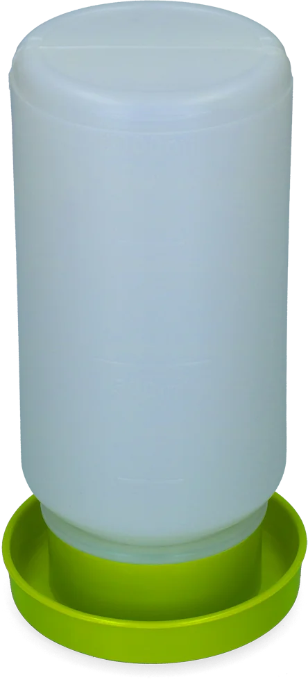 Kunststofftränke für Hühner, grün, 1 l – Gaun